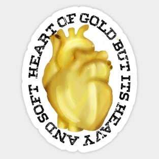 Heart of Gold Sticker